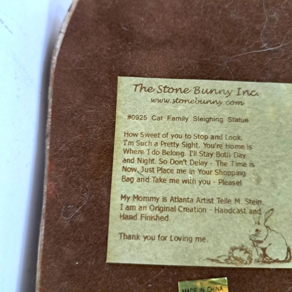 Holiday Cat Trio on a Sled Decor - Picture 10 of 10